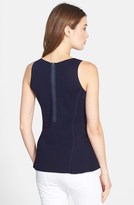 Thumbnail for your product : Eileen Fisher Scoop Neck Peplum Tank