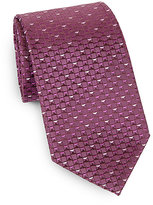 Thumbnail for your product : HUGO BOSS Geometric Print Silk Tie