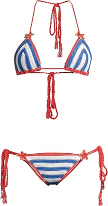 OneOne Kameron Top - Color Block Bikini - Triangle Bikini Top - Lulus
