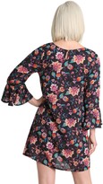 Thumbnail for your product : Nanette By Nanette Lepore Nanette Lepore Lace-up Tunic Coverup with BellSleeve - Tatum
