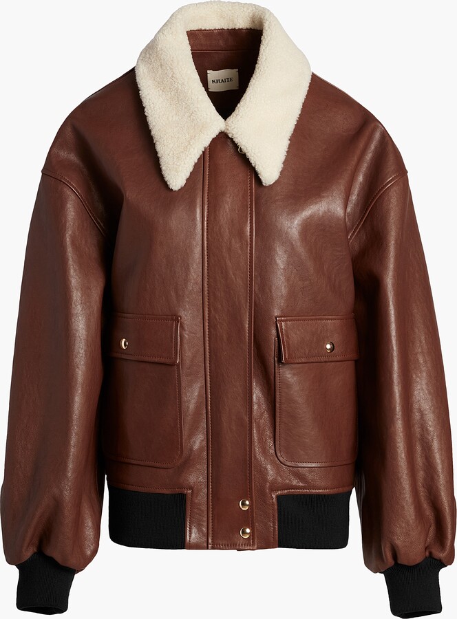 Shellar Jacket in Classic Brown Leather