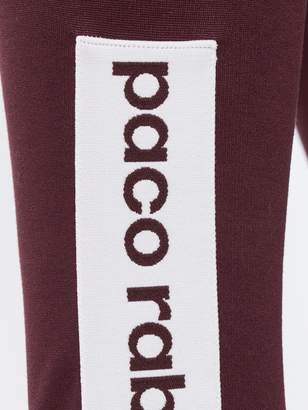 Paco Rabanne logo stirrup leggings
