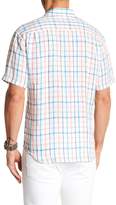 Thumbnail for your product : Tommy Bahama Celestia Plaid Short Sleeve Linen Print Shirt