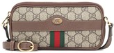 Thumbnail for your product : Gucci Ophidia GG Mini leather clutch