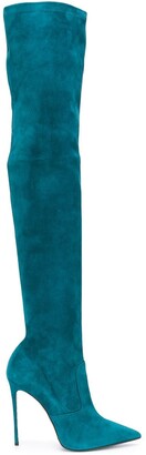 teal booties heels