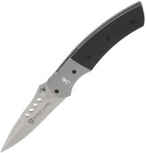 Thumbnail for your product : Browning Black Label Sliver G-10 Folding Pocket Knife - Straight Edge, Liner Lock