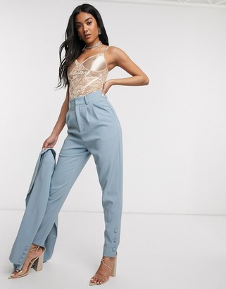 women's high rise suit pants