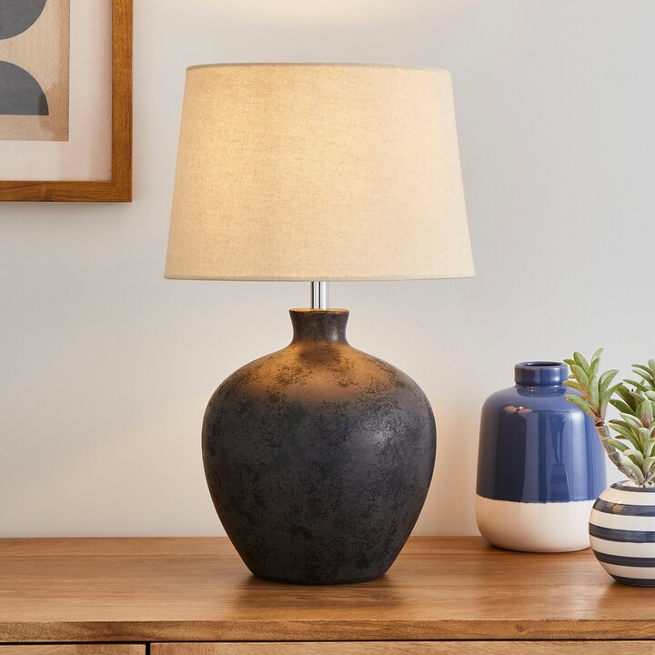 Dunelm Santiago Table Lamp Black ShopStyle