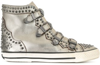 ash metallic sneakers