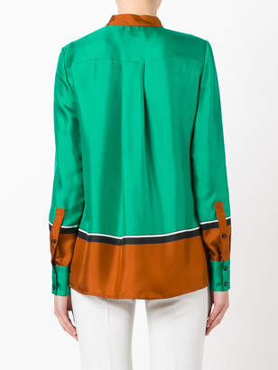 Diane von Furstenberg colour-block blouse