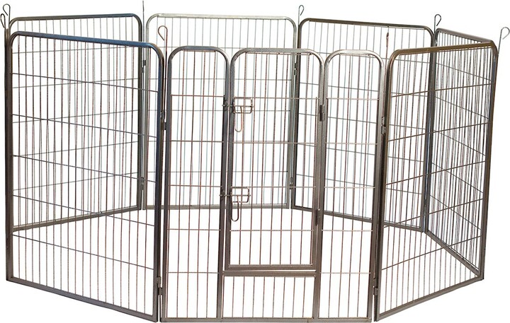 Iconic Pet Heavy Duty Wire Dog Playpen, 48-in