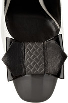 Thumbnail for your product : Bottega Veneta Bow-embellished color-block leather pumps