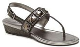 Thumbnail for your product : Arturo Chiang Illianna2 Metallic Glitter Wedge Sandals
