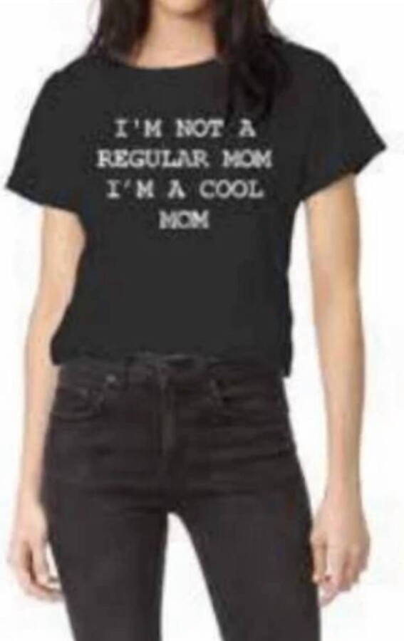 Prince Peter Cool Mom Tee In Black