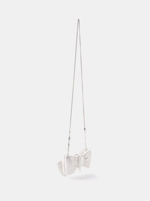 Judith Leiber Bow Deco Crystal-embellished Clutch Bag