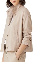 Thumbnail for your product : Eileen Fisher Stand Collar Jacket