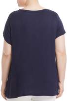 Thumbnail for your product : Andrew Marc Plus Twisted Faux-Knot Tee