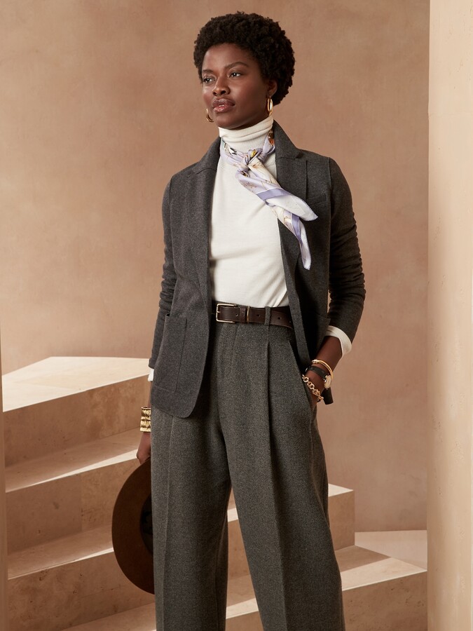 petite fitted blazer