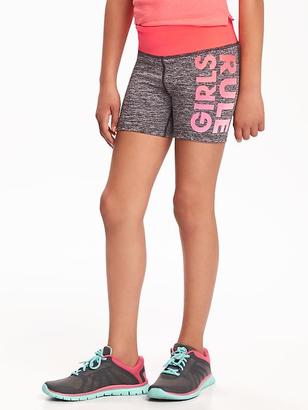Old Navy Fitted Go-Dry Cool Graphic Shorts for Girls