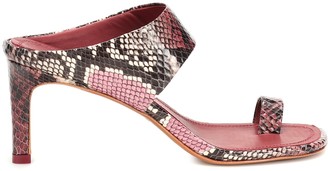 Zimmermann Strap snake-effect leather sandals