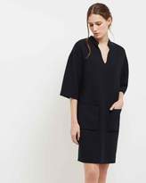 Thumbnail for your product : Jaeger Crepe Patch Pocket Dress