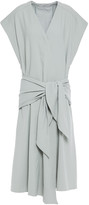 Thumbnail for your product : Tibi Tie-front Stretch-jersey Midi Dress
