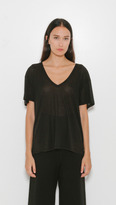 Oversized Silk T Shirt - ShopStyle