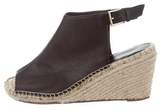 Thumbnail for your product : KG by Kurt Geiger Leather Espadrille Wedges