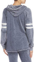 Thumbnail for your product : Ocean Drive Striped Raglan Sleeve Hoodie