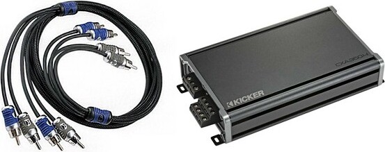 KICKERCX360.44-ChannelAmplifier&6M4-ChannelRCAS