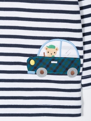 Familiar Car striped T-shirt