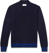 Thumbnail for your product : Mr P. Striped Ribbed Cotton Sweater