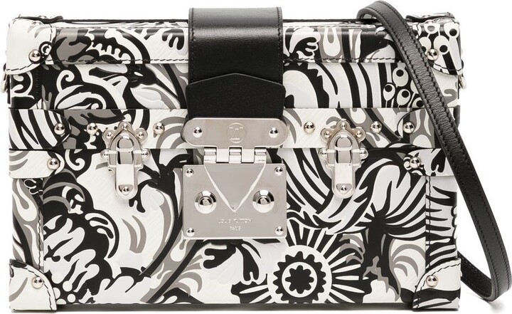 Louis Vuitton pre-owned Petite Malle floral-print crossbody bag - ShopStyle