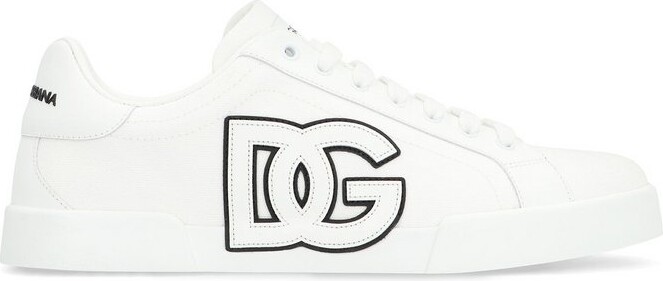 Dolce & Gabbana Portofino Lace-Up Sneakers