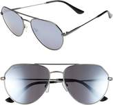 Thumbnail for your product : ED Ellen Degeneres 57mm Aviator Sunglasses