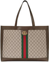 gucci bestiary gg supreme tote bag
