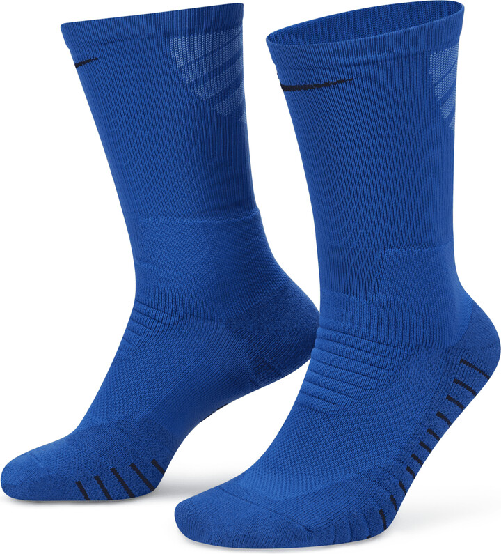 Nike Men's Vapor Football Crew Socks in Blue - ShopStyle
