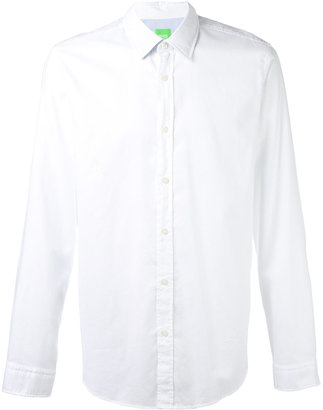 HUGO BOSS plain shirt - men - Cotton - XXL