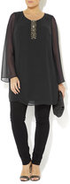 Thumbnail for your product : Wallis Plus Size Black Embellished Kaftan