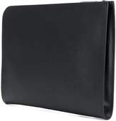 Thumbnail for your product : Prada logo plaque portfolio clutch