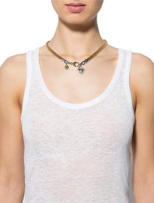Judith Ripka 18K Diamond Heart Pendant Necklace