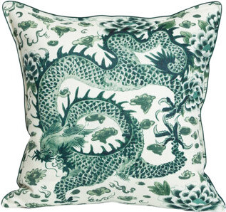 PillowVisionnaire Empress Dragon Self-Flange Accent Pillow