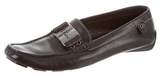 Thumbnail for your product : Christian Dior Leather Square-Toe Loafers