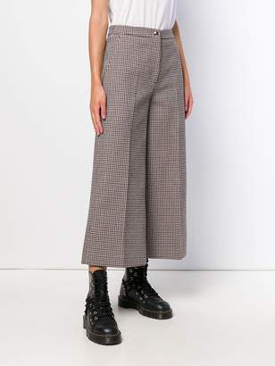 MSGM dogtooth cropped trousers