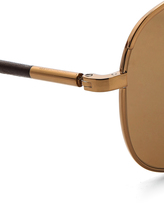 Thumbnail for your product : The Row Tortoise Aviator Sunglasses