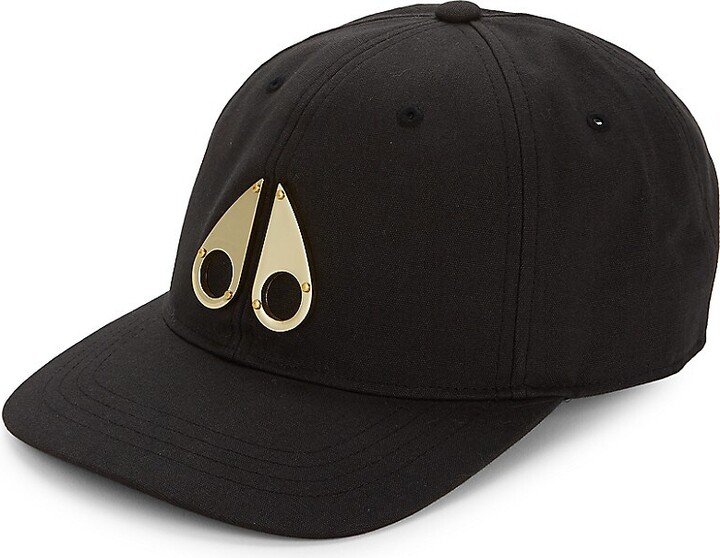 Moose Knuckles 24K Yellow Goldplated Logo Baseball Cap - ShopStyle Hats