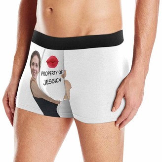 Yescustom Personalised Boxers Photo Boxer Briefs Custom Face&Name