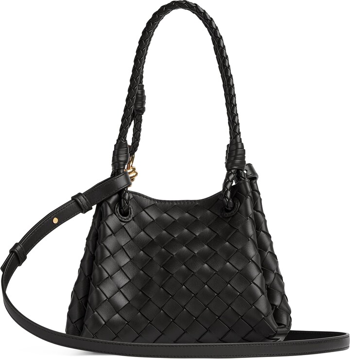 Bottega Veneta Small Leather Parachute Shoulder Bag