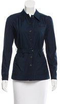 Thumbnail for your product : Prada Belted Button-Up Top