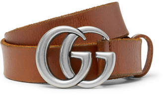 Gucci 3cm Tan Leather Belt